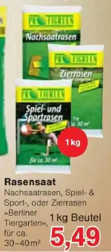 Jawoll Rasensaat »Berliner Tiergarten« Angebot