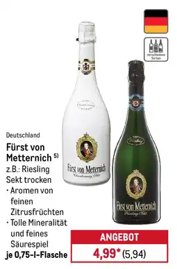 METRO Fürst von Metternich Sekt Angebot