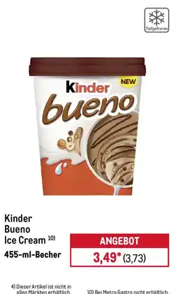 METRO Kinder Bueno Ice Cream Angebot