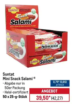 METRO Suntat Mini Snack Salami Angebot