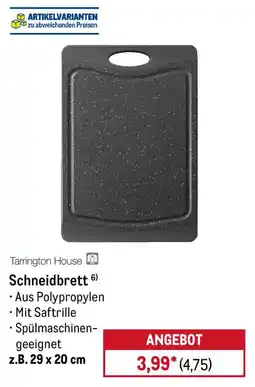METRO Tarrington House Schneidbrett Angebot