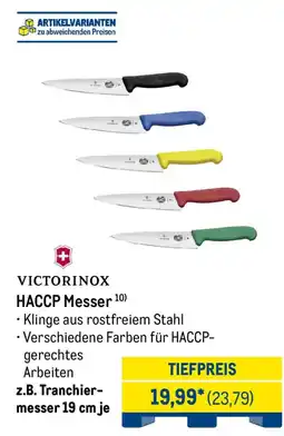 METRO VICTORINOX HACCP Messer Angebot