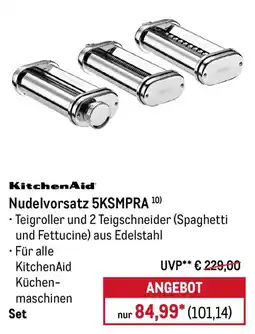 METRO KitchenAid Nudelvorsatz 5KSMPRA Angebot