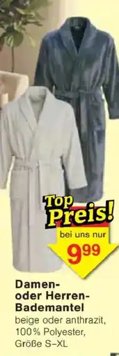 Jawoll Damen- oder Herren-Bademantel Angebot