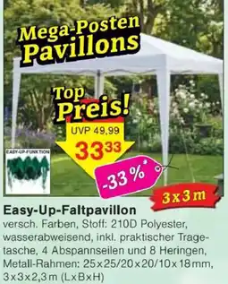 Jawoll Easy-Up-Faltpavillon Angebot