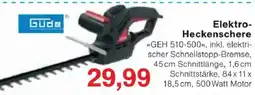 Jawoll Güde Elektro-Heckenschere »GEH 510-500« Angebot