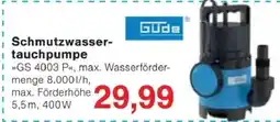 Jawoll Güde Schmutzwassertauchpumpe Angebot