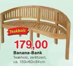 Jawoll Banana-Bank Teakholz Angebot