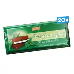 Netto Marken-Discount Böhme Pfefferminz Schokolade 100 g, 20er Pack Angebot