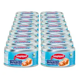 Netto Marken-Discount Saupiquet Thunfisch Natural 140 g Abtropfgewicht, 16er Pack Angebot
