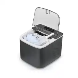 Netto Marken-Discount GOURMETmaxx Eiswürfelbereiter 100W grau Selbstreinigungsfunktion Angebot
