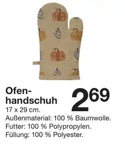 Zeeman Ofen-handschuh Angebot