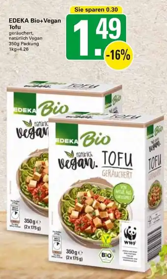 WEZ Edeka Bio+Vegan Tofu 350g Angebot