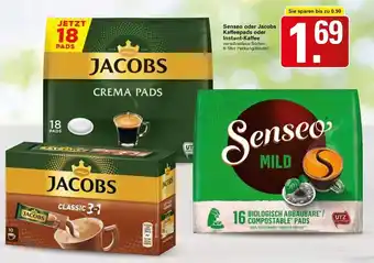 WEZ Senseo oder Jacobs Kaffeepads oder Instant Kaffee Angebot