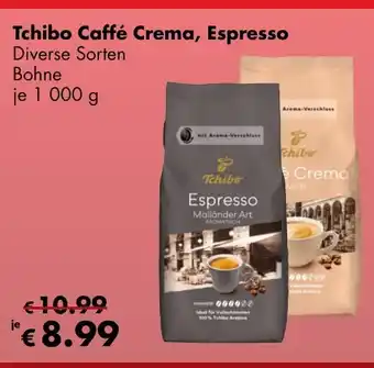 Travel Free Tchibo Caffe Crema, Espresso 1kg Angebot