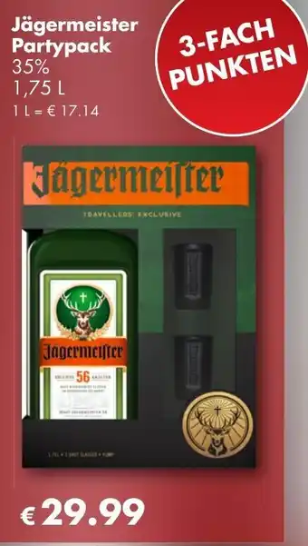 Travel Free Jagermeister Partypack 1L Angebot