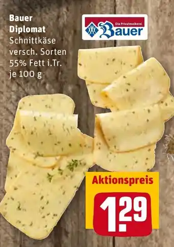 REWE Bauer Diplomat 100g Angebot