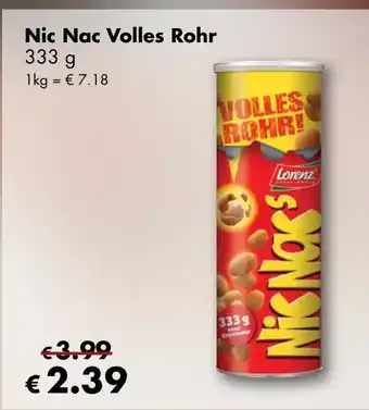 Travel Free Nic Nac Volles Rohr 333g Angebot