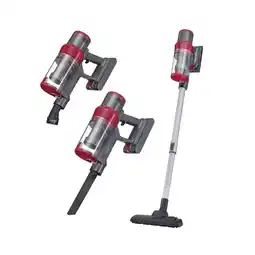 Netto Marken-Discount CLEANmaxx Akku-Hand- & Bodenstaubsauger 22,2V grau/rot Angebot