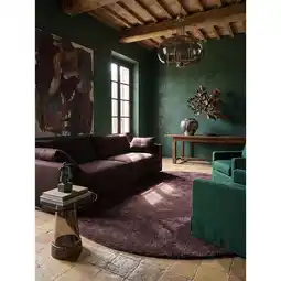 Netto Marken-Discount Teppich Antirutsch Bordeauxrot 200x200 cm - ALDAN Kadima Design Angebot