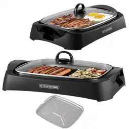 Netto Marken-Discount Steinborg Tischgrill mit Antihaftplatte Fettauffangschale Temperaturregelung Angebot