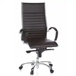 Netto Marken-Discount hjh OFFICE Profi Chefsessel PARMA 20 Leder mit Armlehnen Angebot