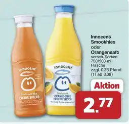 Famila Nord West Innocent Smoothies oder Orangensaft Angebot