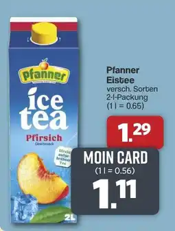 Famila Nord West Pfanner ice tea Pfirsich Angebot
