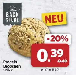 Famila Nord West BACKSTUBE Protein Brötchen Angebot
