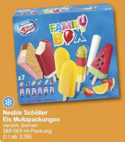 Famila Nord West Nestle Schöller Eis Multipackungen Angebot