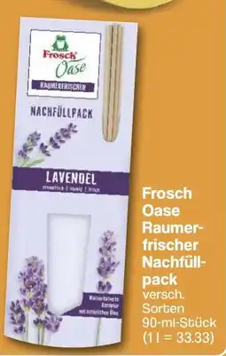 Famila Nord West Frosch Oase Raumerfrischer Angebot