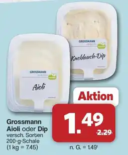 Famila Nord West Grossmann Aioli oder Dip Angebot