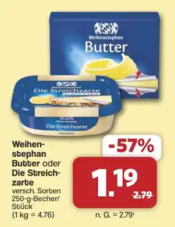 Famila Nord West Weihenstephan Butter oder Die Streichzarte Angebot
