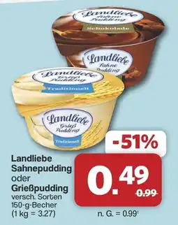 Famila Nord West Ländliebe Sahnepudding oder Grießpudding Angebot