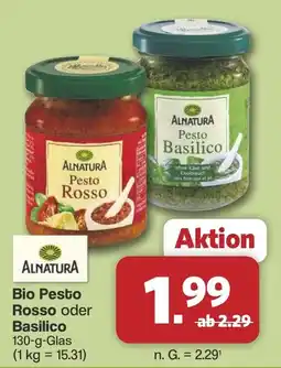 Famila Nord West ALNATURA Bio Pesto Rosso oder Basilico Angebot