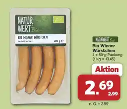 Famila Nord West NATURWERT Bio Bio Wiener Würstchen Angebot