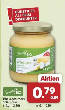 Famila Nord West Jeden Tag BIO Apfelmark Angebot