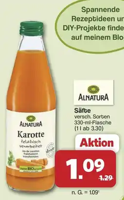 Famila Nord West ALNATURA Karotte Angebot