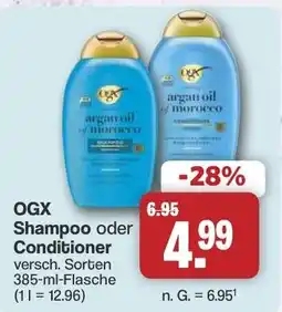 Famila Nord West OGX Shampoo oder Conditioner Angebot