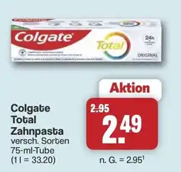 Famila Nord West Colgate Total Zahnpasta Angebot