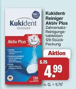 Famila Nord West Kukident Reiniger Aktiv Plus Zahnersatz-Reinigungs-tabletten Angebot