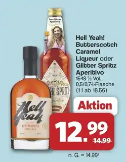 Famila Nord West Hell Yeah Butterscotch Caramel Liqueur oder Glitter Spritz Aperitivo Angebot