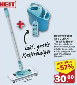 Famila Nord West LEIFHEIT Bodenwischer Set CLEAN TWIST M Ergo Angebot