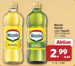 Famila Nord West Mazola Keimöl oder Rapsöl Angebot