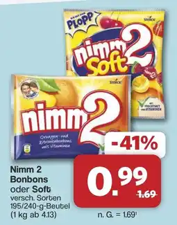 Famila Nord West Nimm 2 Bonbons oder Soft Angebot
