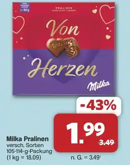 Famila Nord West Milka Pralinen Angebot