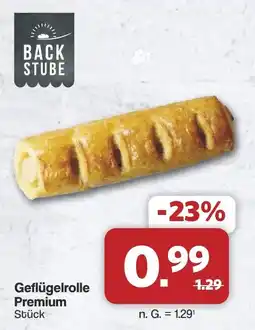 Famila Nord West BACK STUBE Geflügelrolle Premium Angebot