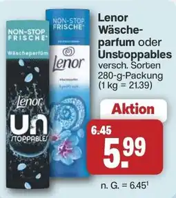Famila Nord West Lenor Wäscheparfum oder Unstoppables Angebot