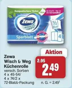 Famila Nord West Zewa Wisch & Weg Küchenrolle Angebot