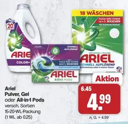 Famila Nord West Ariel Pulver, Gel oder All-in-1 Pods Angebot
